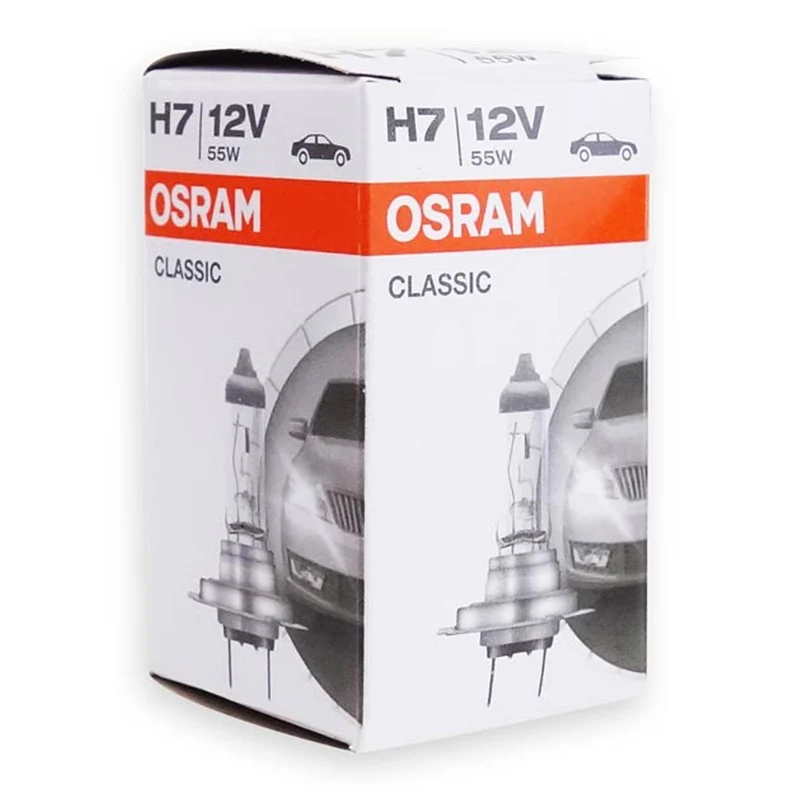 Ampoule de phare de voiture Osram / 12v 55w H7 / Les plus populaires