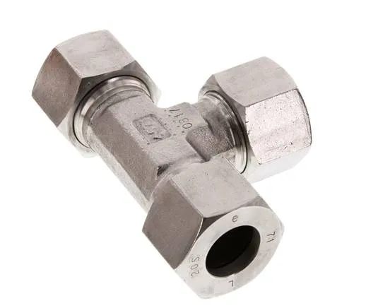 Anneau de coupe en T en acier inoxydable 20S 400 Bar DIN 2353