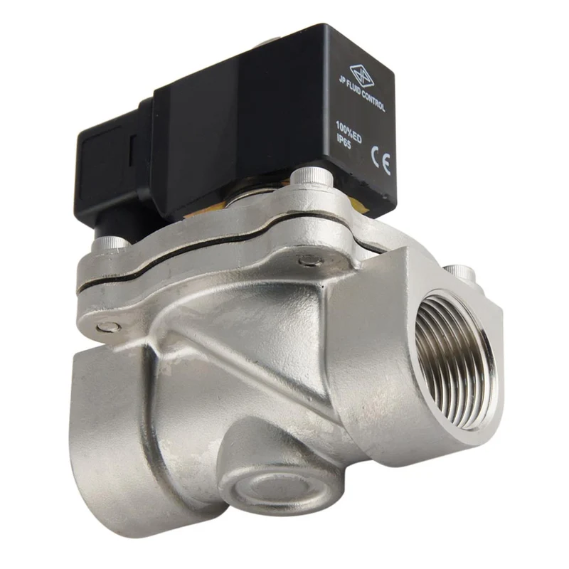 Electrovanne DF-SA 1'' acier inoxydable EPDM 0-6bar 12V DC