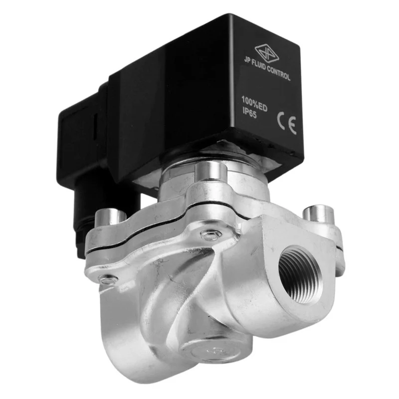 Electrovanne DF-SA 3/8'' Acier inoxydable FKM 0-6bar 12V DC