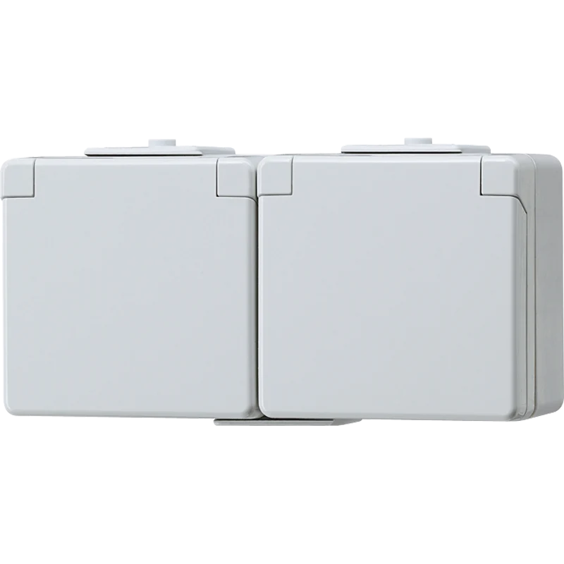 Jung WG600 Boîte de sortie Murale (appareillage WCD) (Prise européenne) - 622NW