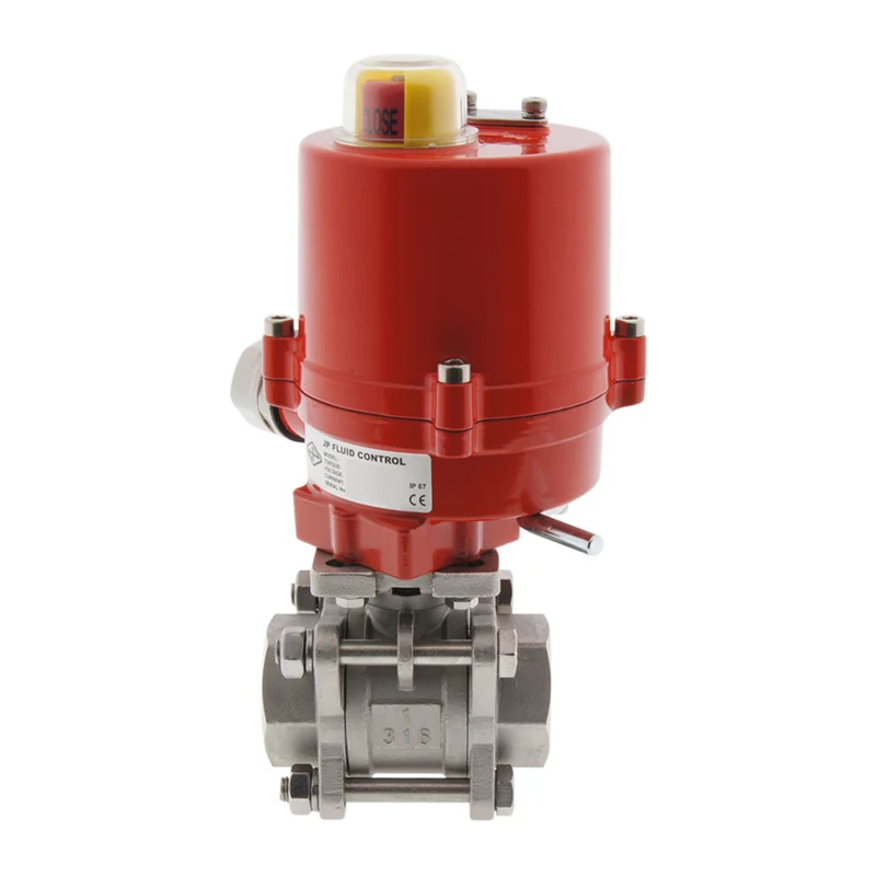 Vanne Electrique à Boisseau Sphérique G3/4'' 230V AC à 2 Voies En Acier Inoxydable - BL2SA3