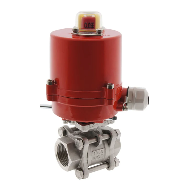 Vanne Electrique à Boisseau Sphérique G3/4'' 230V AC à 2 Voies En Acier Inoxydable - BL2SA3