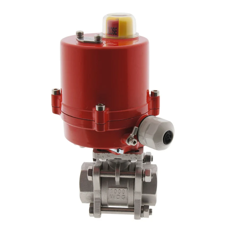 Vanne à Boisseau Spherique Electrique G1-1/4'' 24V DC à 2 Voies En Acier Inoxydable - BL2SA3