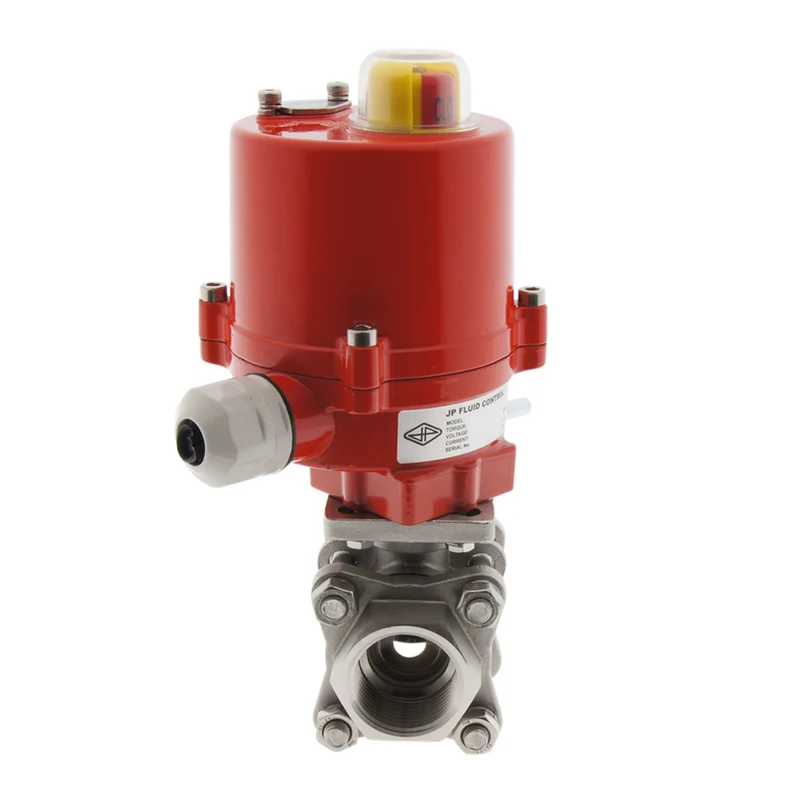 Vanne à Boisseau Spherique Electrique G1-1/4'' 24V DC à 2 Voies En Acier Inoxydable - BL2SA3