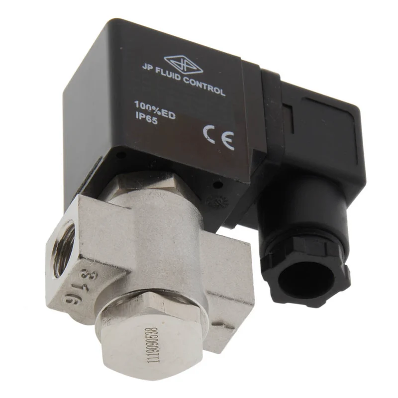 Electrovanne ST-DB 1/4'' NO acier inoxydable EPDM 0-12bar 12V DC