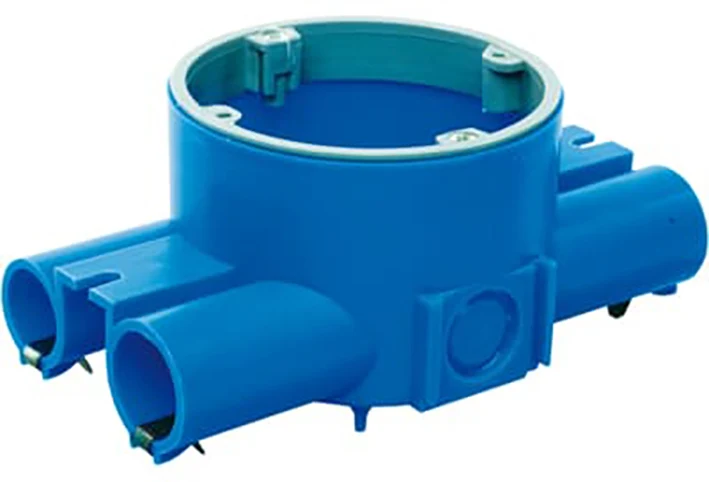 Boîte De Jonction Creuse De 50mm Avec Entrées De Câble Doubles - 7126.120 [2 Pièces]