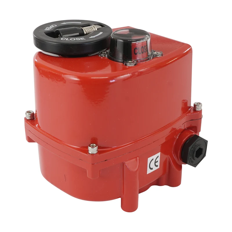 Actionneur AG5 24 V AC/DC couple 50 Nm avec commande manuelle