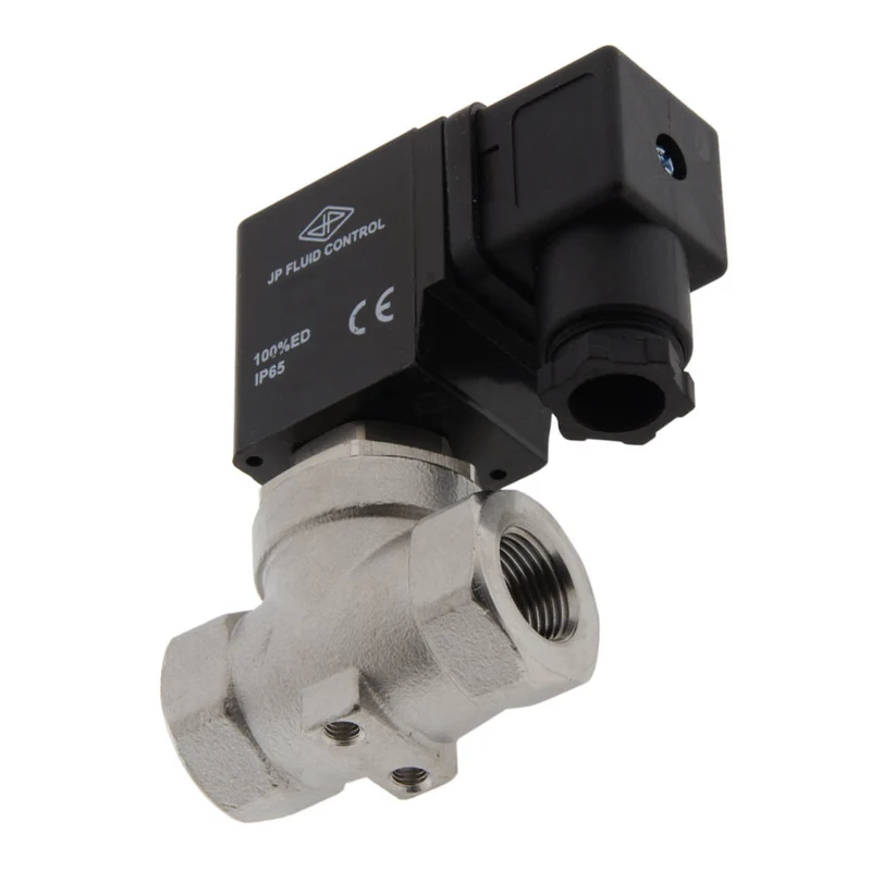 Electrovanne ST-SA 3/8'' NPT acier inoxydable EPDM 0-16bar 380V AC