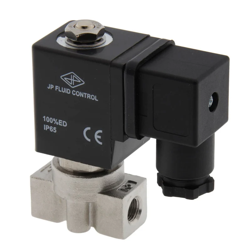 Electrovanne ST-DA 1/8'' acier inoxydable EPDM 0-13bar 12V DC