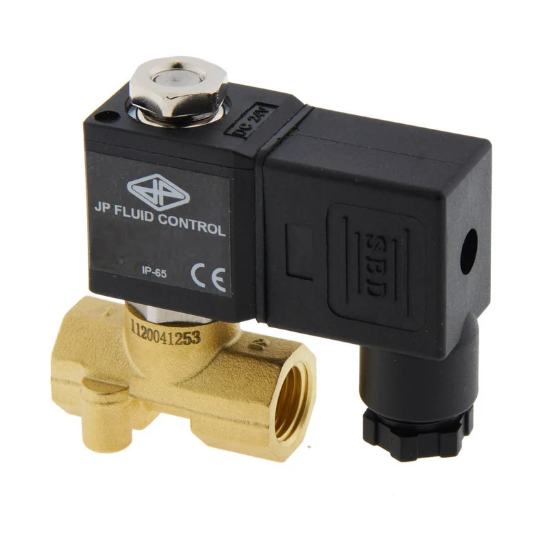 Electrovanne CM-DA 1/4'' laiton compact FKM 0-10bar 24V DC