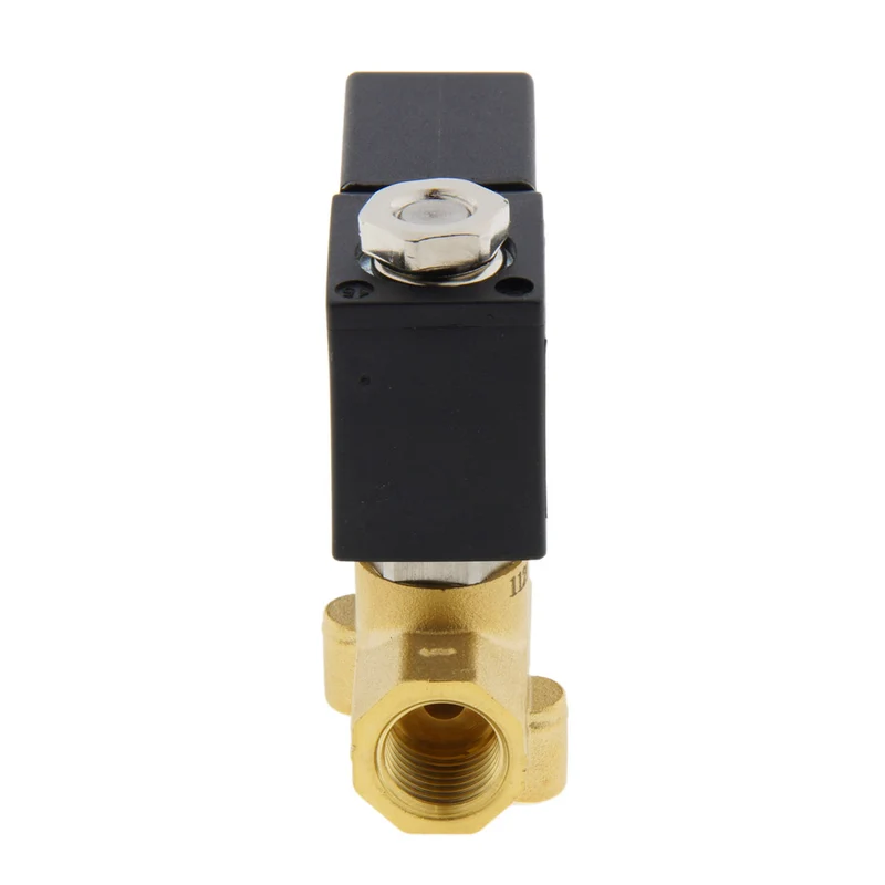 Electrovanne CM-DA 1/4'' laiton compact FKM 0-10bar 24V DC