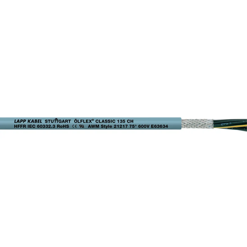 Olflex Classic 135 Ch 3G1.5 Sans Halogène Câble De Contrôle - 1123307 [10 Mètres]