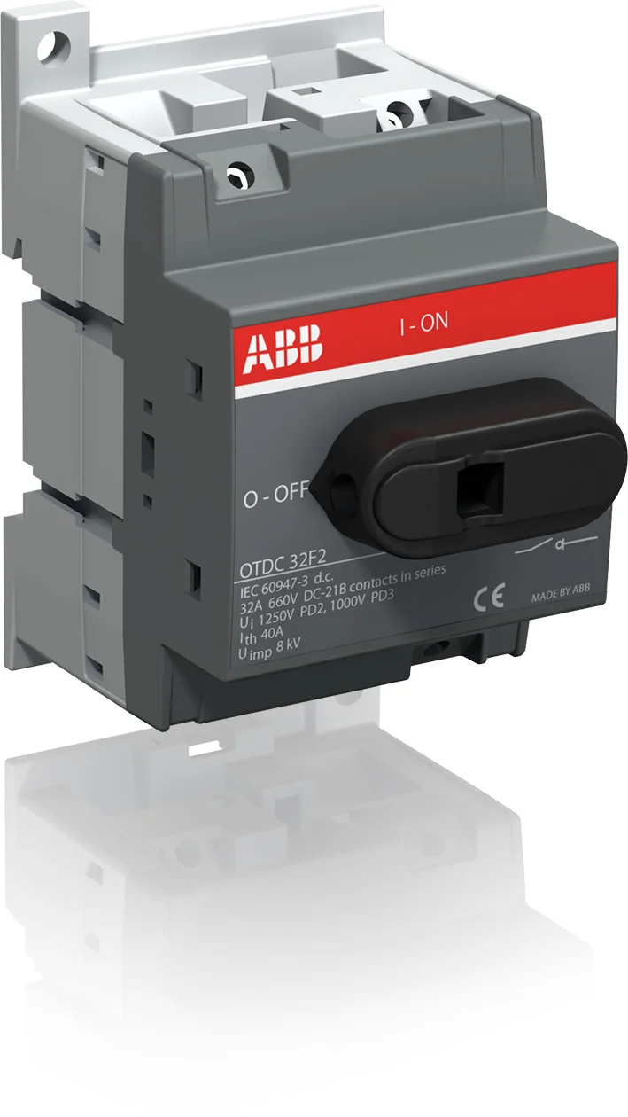 ABB OTDC32F2 CC Interrupteur Déconnecteur 32A 660V 2P - 1SCA121456R1001