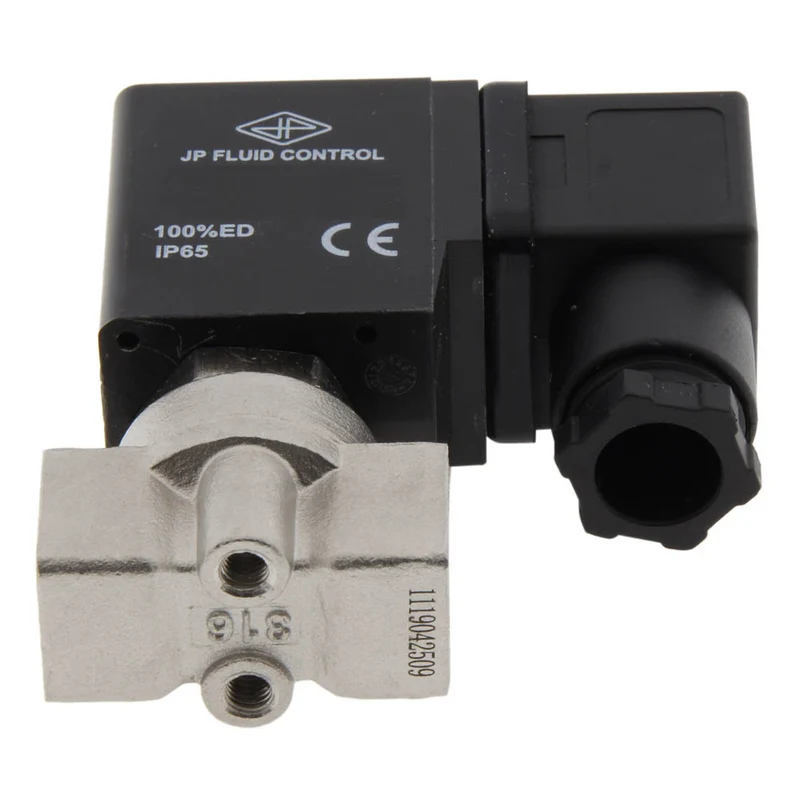 Electrovanne ST-DA 1/8'' acier inoxydable FKM 0-13bar 120V AC