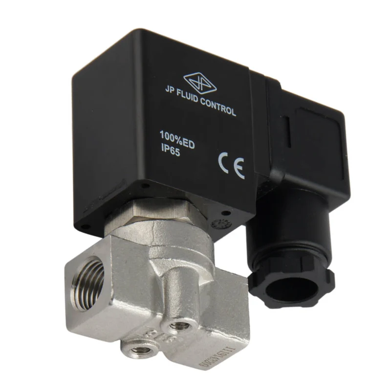 Electrovanne ST-DA 1/4'' acier inoxydable FKM 0-13bar 12V DC