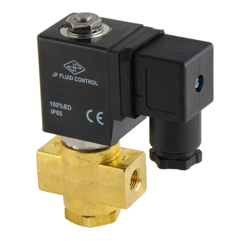 Electrovanne ST-DB 1/8'' NO laiton FKM 0-12bar 12V DC