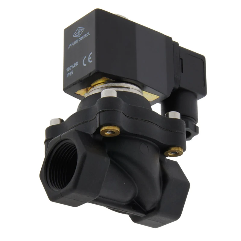 Electrovanne DF-SA 1'' Nylon EPDM 0-6bar 12V DC