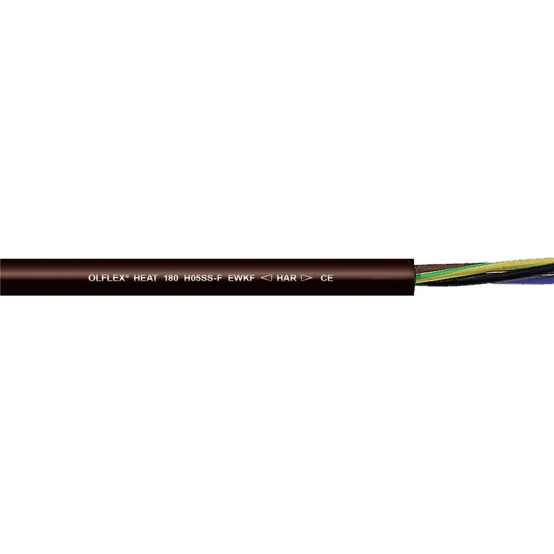 Olflex Heat 180 Câble D'Alimentation En Silicone 3G0.75mm² - 0046901 [10 Mètres]