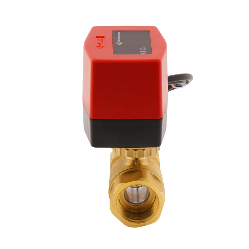 Vanne à bille electrique BW2 1'' 2 voies 24V AC 3 points