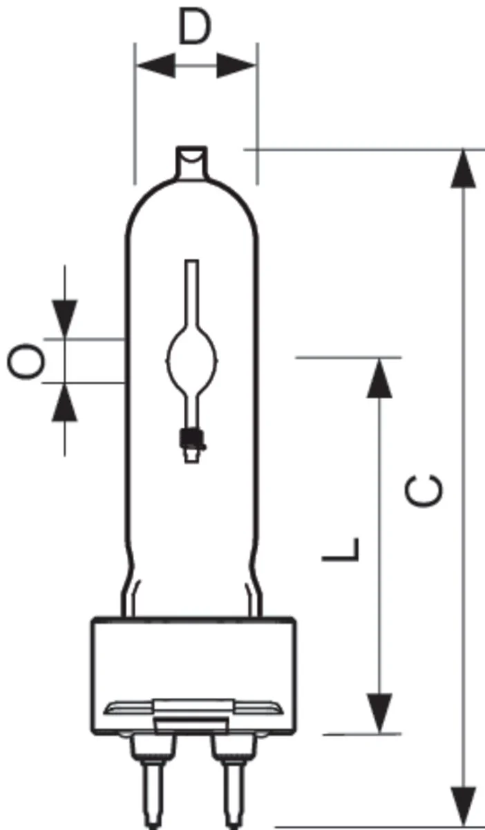Philips Master Colour Lampe Halogène à Vapeur Métallique Sans Réflecteur - 91141100