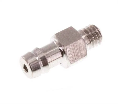 M3 Male x 3mm Acier inoxydable Barbe de tuyau 40 Bar