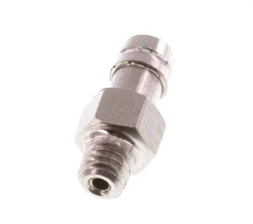 M3 Male x 3mm Acier inoxydable Barbe de tuyau 40 Bar