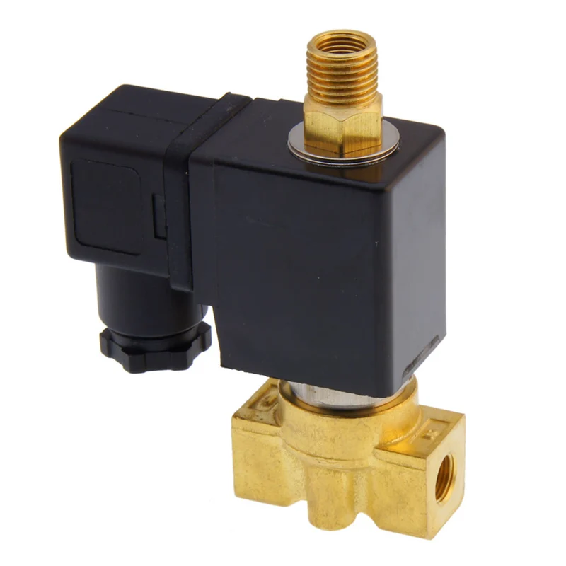 Electrovanne TW-DC 1/8'' 3/2 voies DI laiton FKM 0-12bar 120V AC