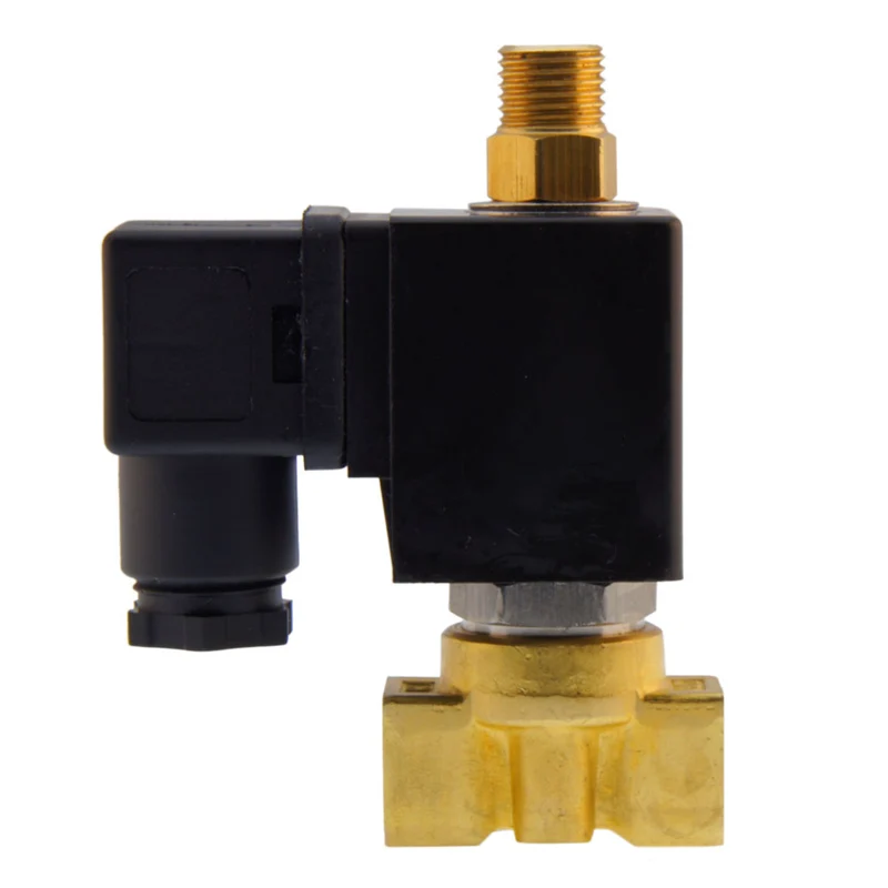 Electrovanne TW-DC 1/4'' 3/2 voies DI laiton FKM 0-5bar 12V DC