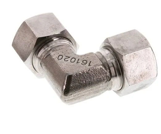 Coude 90 degrés en acier inoxydable 20S Anneau de coupe 400 Barre DIN 2353