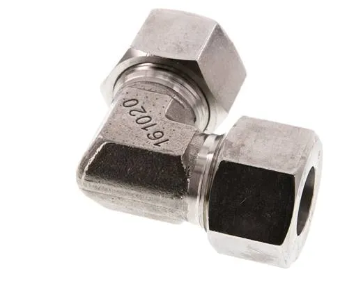 Coude 90 degrés en acier inoxydable 20S Anneau de coupe 400 Barre DIN 2353