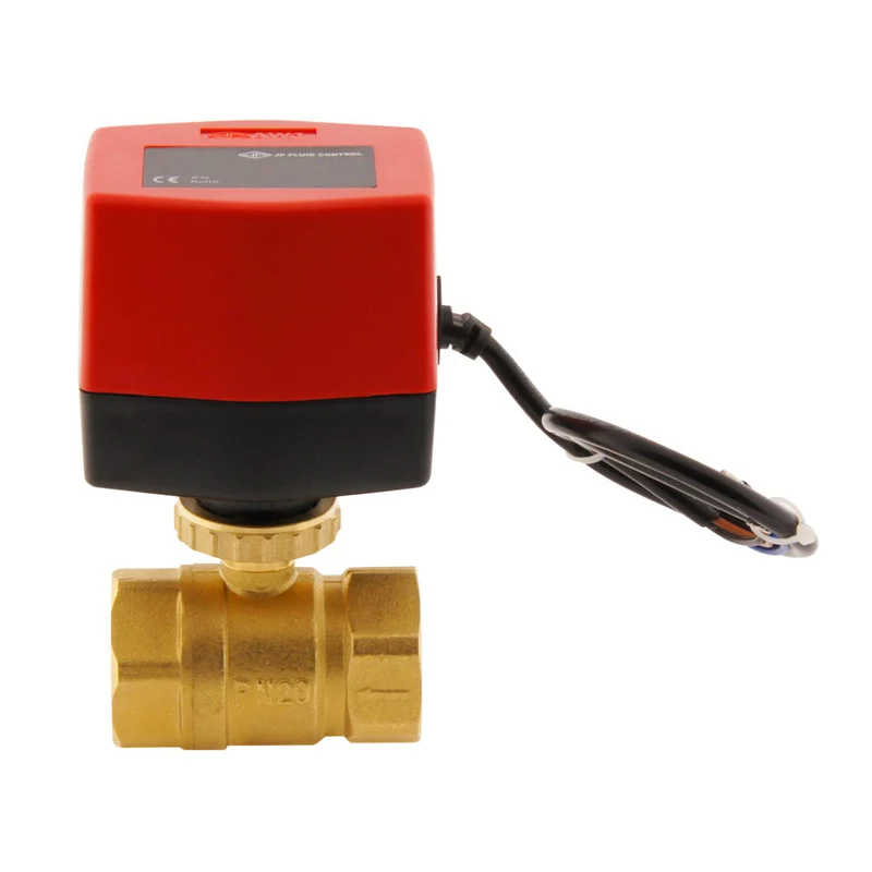 Vanne à bille electrique BW2 1'' 2 voies Relais 12V DC