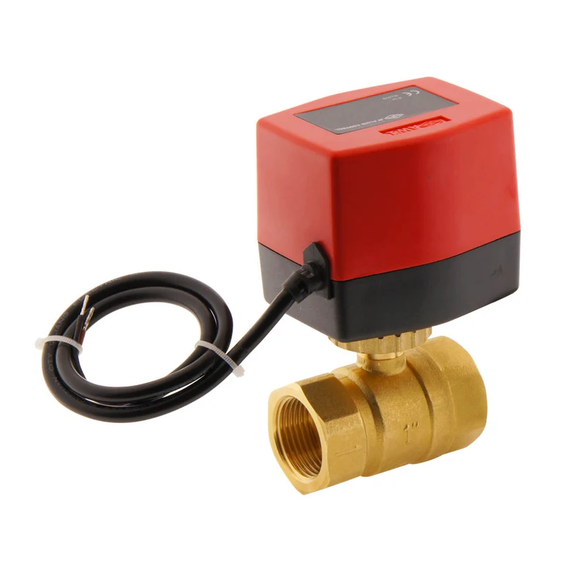 Vanne à bille electrique BW2 1'' 2 voies Relais 12V DC