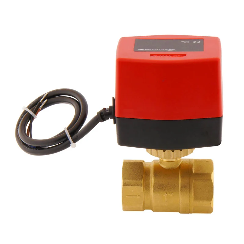 Vanne à bille electrique BW2 1'' 2 voies Relais 12V DC