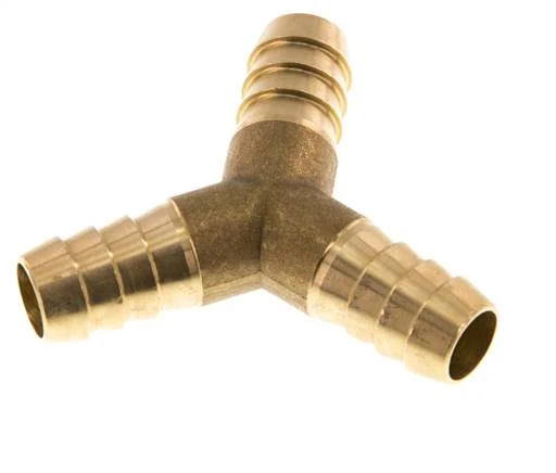 Connecteur de tuyau en Y en laiton de 13 mm (1/2'')