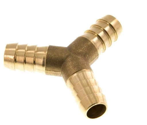 Connecteur de tuyau en Y en laiton de 13 mm (1/2'')