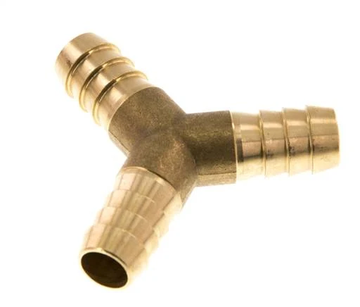 Connecteur de tuyau en Y en laiton de 13 mm (1/2'')