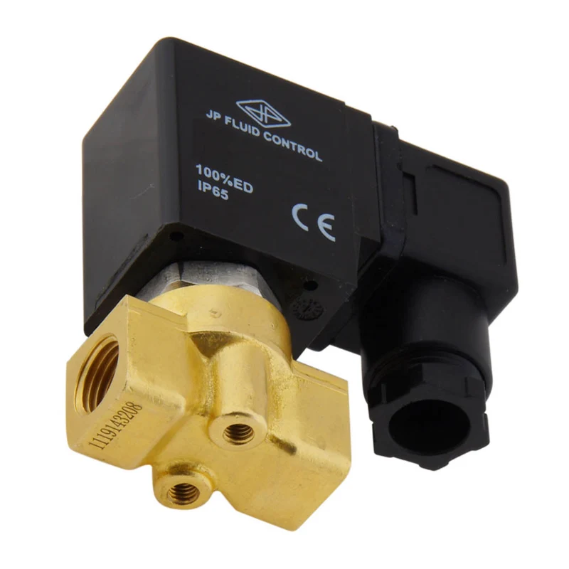 Electrovanne HP-DA 1/4'' haute pression laiton FKM 0-100bar 230V AC