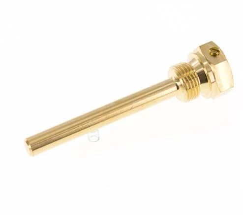 Doigt de gant en alliage de cuivre G 1/2 pouce à boulonner pour tige de 100mm Max 160°C et 6 barres