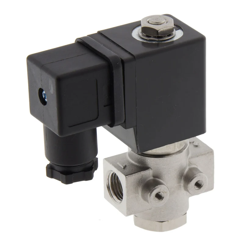 Electrovanne ST-DB 1/4'' NO acier inoxydable EPDM 0-12bar 120V AC
