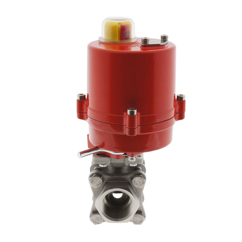 Vanne à Boisseau Spherique Electrique G1-1/4'' 12V DC à 2 Voies En Acier Inoxydable - BL2SA3