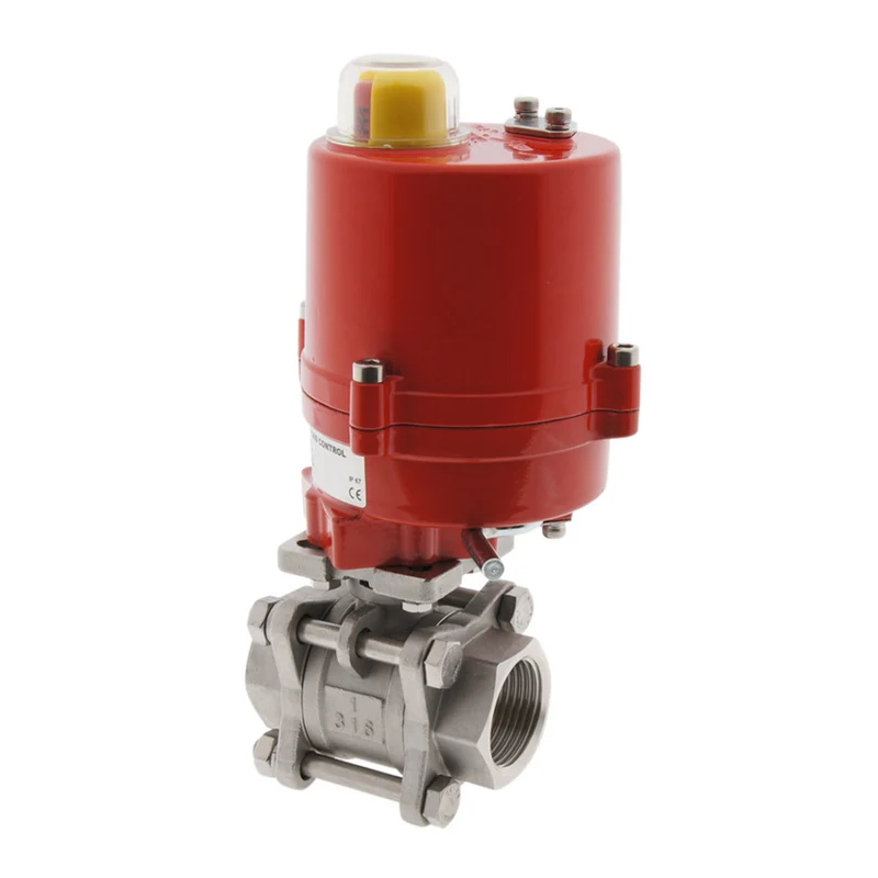 Vanne Electrique à Boisseau Spherique G1-1/4'' 230V AC à 2 Voies En Acier Inoxydable - BL2SA3