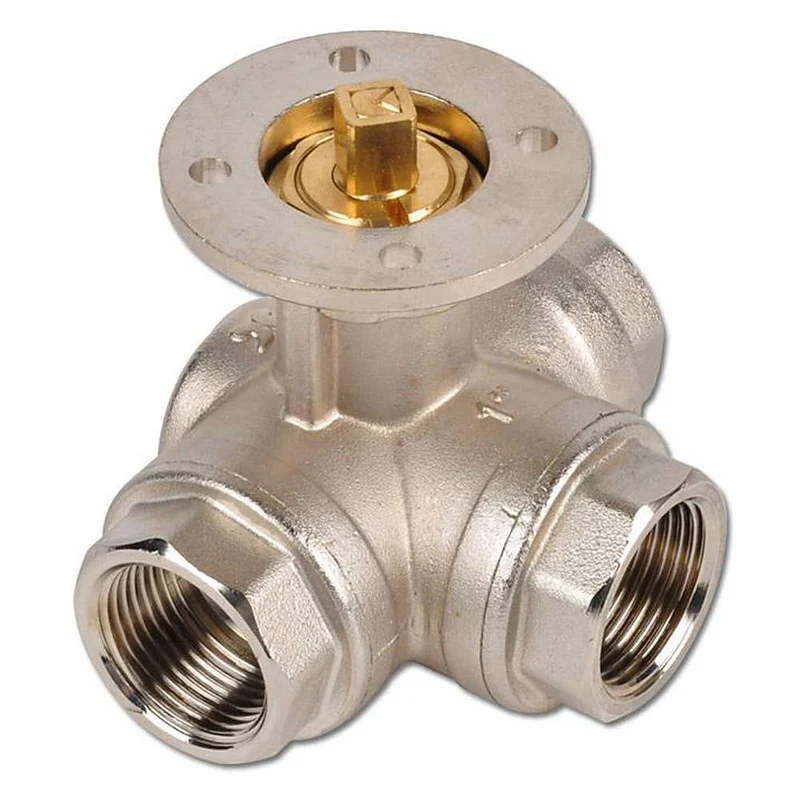 Robinet à boisseau spherique 3 voies en T G2-1/2'' en laiton ISO-Top 40bar - BL3BAT