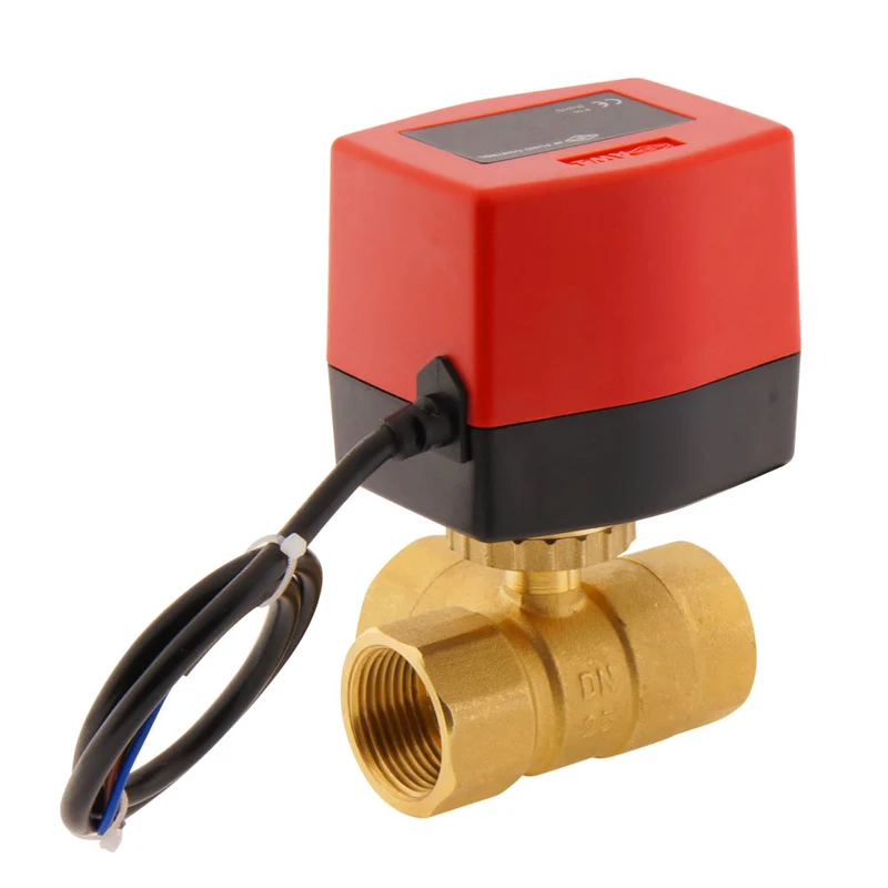 Vanne à bille electrique BW3 1'' 3 voies 24V AC 3 points