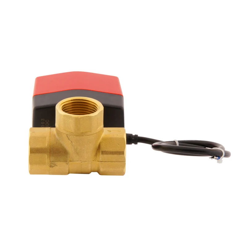 Vanne à bille electrique BW3 1'' 3 voies 24V AC 3 points