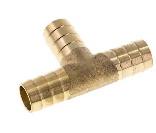 Connecteur de tuyau en T en laiton de 16 mm (5/8'')