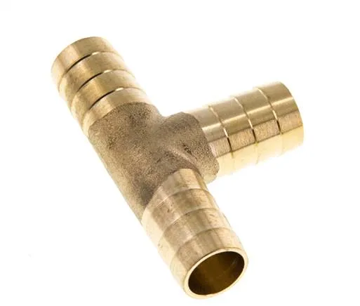 Connecteur de tuyau en T en laiton de 16 mm (5/8'')