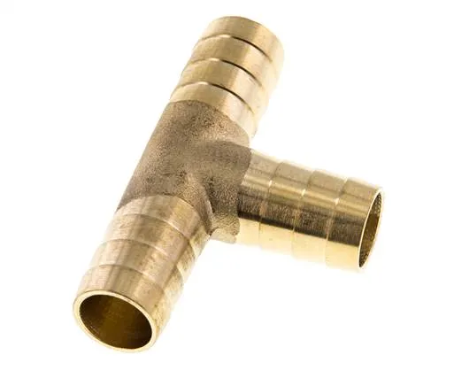Connecteur de tuyau en T en laiton de 16 mm (5/8'')