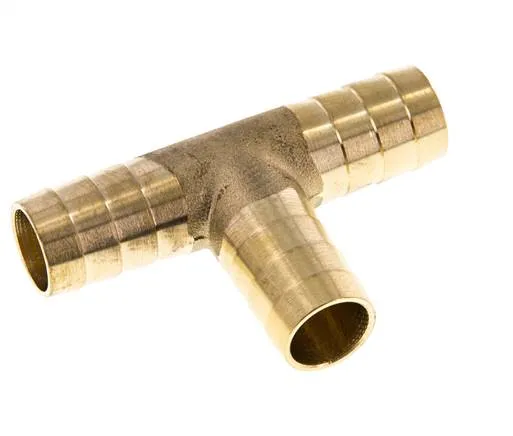 Connecteur de tuyau en T en laiton de 16 mm (5/8'')