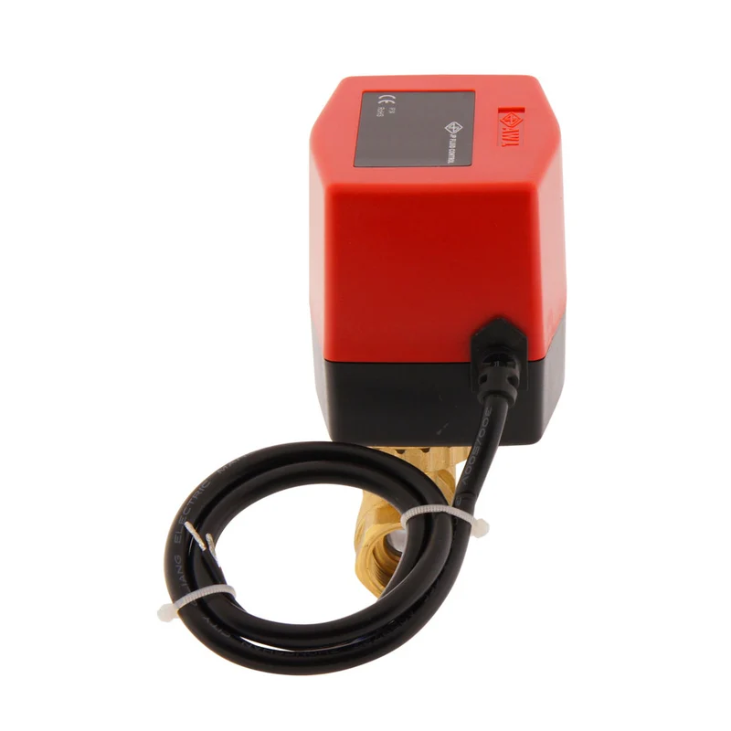 Vanne à bille electrique BW2 1/2'' 2 voies 24V DC relais